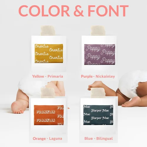 Miniatura 3 de Manta de bebé personalizada con nombres, manta de bebé personalizada para niños y niñas, manta de bebé personalizada para recién nacidos hecha