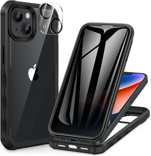 Miniatura 138 de CENHUFO Funda de privacidad para iPhone 11 Pro, funda de cuerpo completo con protector de pantalla de privacidad de vidrio templado 9H integrado