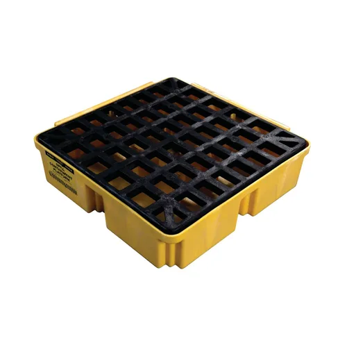Miniatura 6 de Eagle Plataforma modular para derrames de un tambor, 26.25"x26"x6.5", sumidero de 15 galones, bandeja de contención de capacidad de carga de 2,000