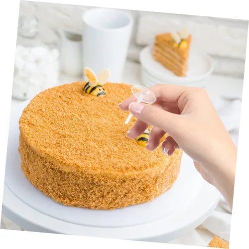Miniatura 5 de FUOYLOO Soporte de fijación para decoración de pasteles de grado alimenticio, uñas de plástico para hornear y decorar manualidades, organizador