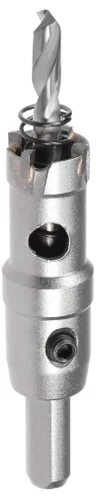 Miniatura 9 de Sierra de agujero TCT de 0.551 in, 9/16 pulgadas de diámetro de corte de carburo de tungsteno, abridor de agujeros con punta de carburo