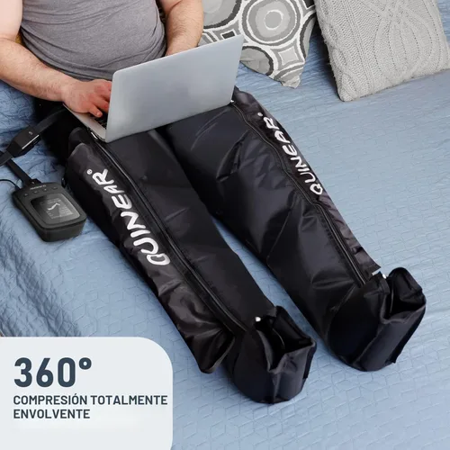 Miniatura 3 de QUINEAR Sistema de recuperación de compresión de aire, dispositivo secuencial para terapia de masaje, botas de recuperación de pies y piernas