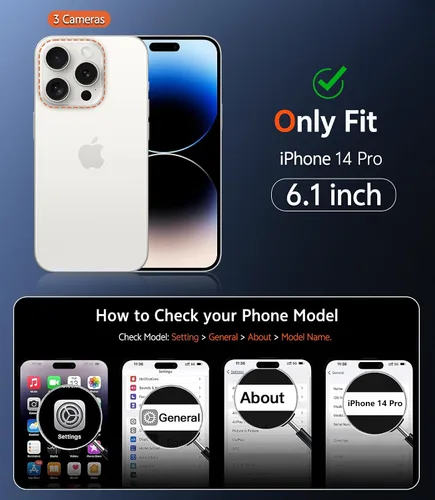 Miniatura 717 de FNTCASE Funda para iPhone 13 Pro-Max: Fundas magnéticas transparentes compatibles con Magsafe Slim anti amarillamiento protección contra caídas