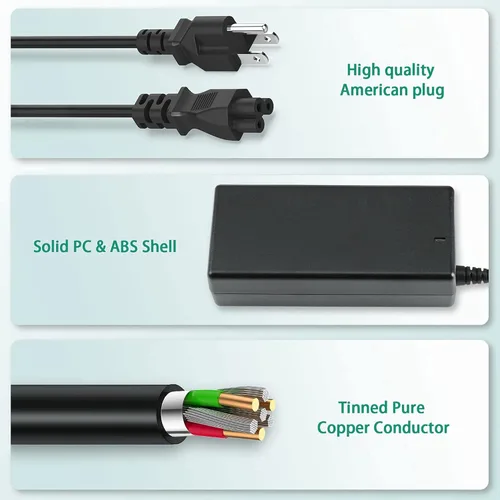 Miniatura 5 de Adaptador de CA de 27 V compatible con SHARPER Image Powerboost masajeador de percusión de tejido profundo 1011666 1013002 1012667 1013983 1013985