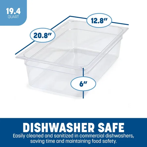 Miniatura 3 de Carlisle FoodService Products StorPlus Contenedor de almacenamiento de alimentos de tamaño completo para servir y almacenar alimentos calientes