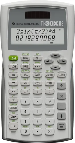 Miniatura 2 de Calculadora científica Texas Instruments TI-30 X IIS 2-Linea, Blanco