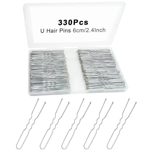 Miniatura 10 de Bobby Pins - 330 horquillas de pelo de 2.2 pulgadas con bonita caja, pin de alta calidad para niños, niñas y mujeres, ideal para todo