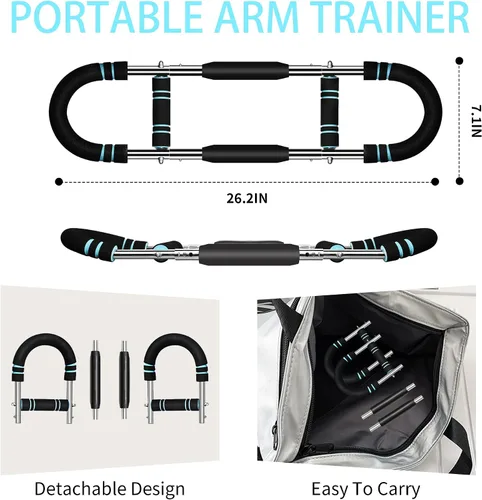 Miniatura 3 de Twister - Entrenador de brazo de 40 a 90 libras, equipo de entrenamiento de pecho portátil ajustable para hombres y mujeres, entrenamiento de fuerza