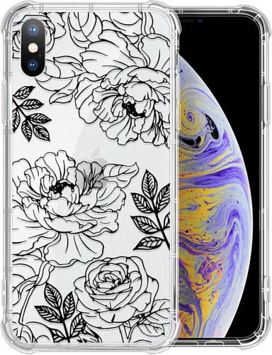 Miniatura 23 de Funda compatible con iPhone XR, TPU suave, transparente, a prueba de golpes, funda protectora transparente para iPhone XR, cactus