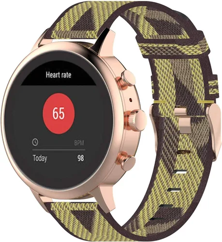 Miniatura 10 de Correa de reloj Fossil Sport de 1.61 pulgadas, correa de repuesto de nailon de liberación rápida de 0.71 pulgadas para mujer Fossil Gen 4 Venture