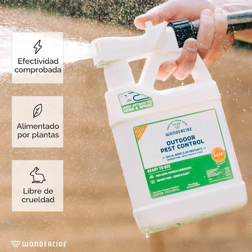 Miniatura 3 de Wondercide - EcoTreat - Spray para control de plagas para exteriores listo para usar con aceites esenciales naturales - repelente de mosquitos