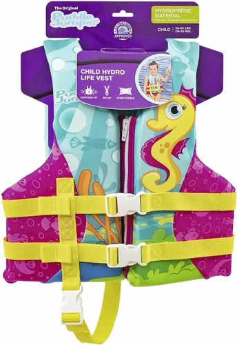 Miniatura 7 de Puddle Jumper Child Hydro Life Vest Parent caballo de mar