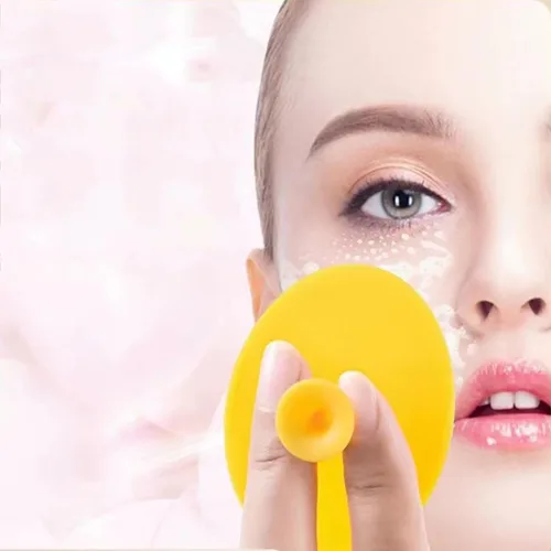 Miniatura 3 de Limpiador facial, limpiador facial de silicona, cepillo de limpieza facial de silicona suave, exfoliante facial, espinillas, acné, poros, cepillo