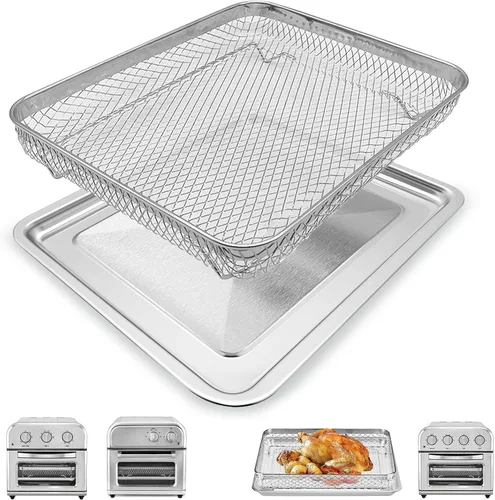 Miniatura 9 de Accesorios de horno tostador para freidora de aire Cuisinart TOA-28 AFR-25 Tostadora de horno de convección de freidora de aire, bandeja de horno