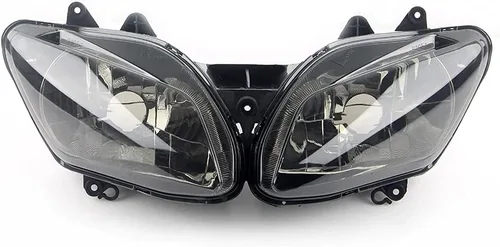 Miniatura 31 de Conjunto de faros delanteros de motocicleta compatible con Honda CBR1000RR 2004 2005 2006 2007 motocicleta plástico faro delantero faro delantero