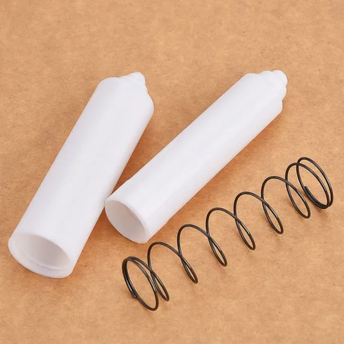 Miniatura 6 de Shappy 2 piezas de soporte universal de papel higiénico de repuesto con resorte, plástico retráctil de repuesto para papel higiénico, soporte