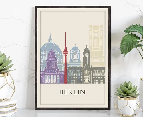Miniatura 17 de Póster de ilustración de Lisboa, póster de horizonte de Lisboa Portugal, impresión de paisaje urbano y monumento, arte de pared para el hogar
