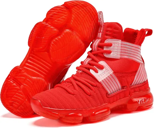 Miniatura 6 de Tenis para básquetbol para niños, tenis deportivos para niñas y niños, tenis para entrenamiento para la escuela, antideslizantes, tenis