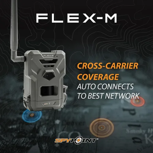 Miniatura 7 de SPYPOINT Flex-M Solar Bundle - Cámara de rastreo celular con panel solar, lo mejor en accesorios de caza, no necesita WiFi