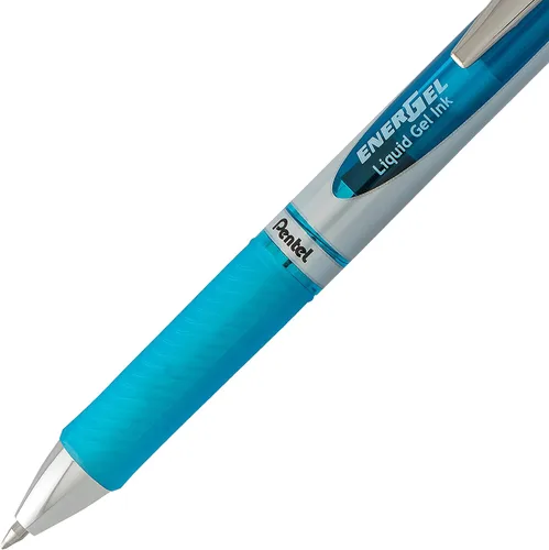 Miniatura 4 de Pentel EnerGel RTX - Bolígrafo de gel líquido retráctil (¹/₃₂ pulgadas), punta de metal, línea mediana, tinta de colores surtidos, paquete de 8