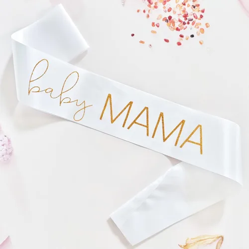 Miniatura 3 de Magnusson's Garden Banda para baby shower, banda para la revelación de género, para niño o niña, rosa o azul, decoración para revelar el bebé