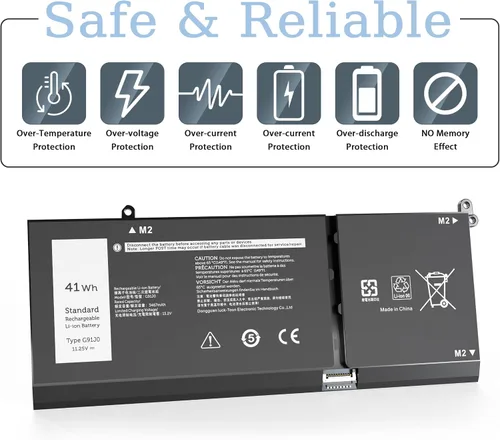 Miniatura 4 de 41Wh G91J0 JGCCT N9XX Batería de repuesto para Dell Latitude 3520 3420 3320 3330 Inspiron 3510 3511 3515 3525 3530 5310 5410 5418 5510 5515 5518 14
