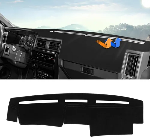 Miniatura 27 de Autorder - Tapete para salpicadero para 2007-2013 Chevy Chevrolet Silverado/GMC Sierra con dos guanteras, accesorios, cubierta de salpicadero