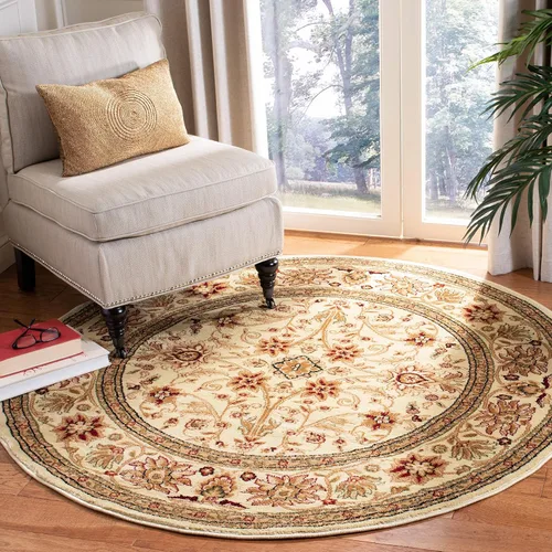 Miniatura 46 de SAFAVIEH Lyndhurst Collection - Alfombra de área de 9 x 12 pies, color marfil y rojo, diseño oriental tradicional, no desprende pelusa y de fácil