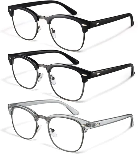 Miniatura 8 de Racico Gafas de luz azul para hombres y mujeres - Material mixto + Marcos de metal con revestimiento de protección UV