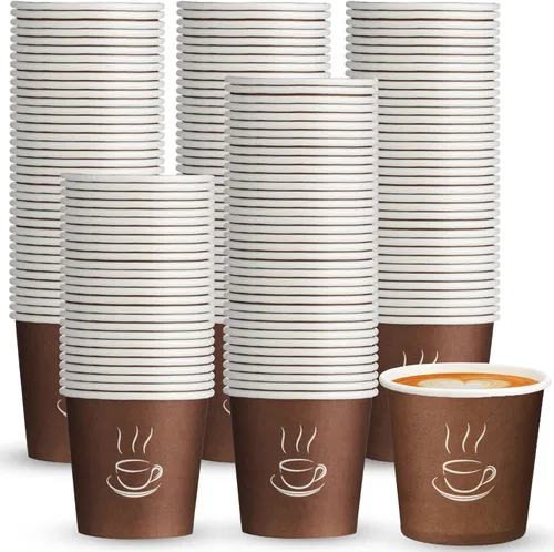 Gerrii 1000 tazas de café pequeñas de papel para expreso, desechables, mini tazas calientes y frías para viajes, fiestas, té, baño, picnic, eventos,