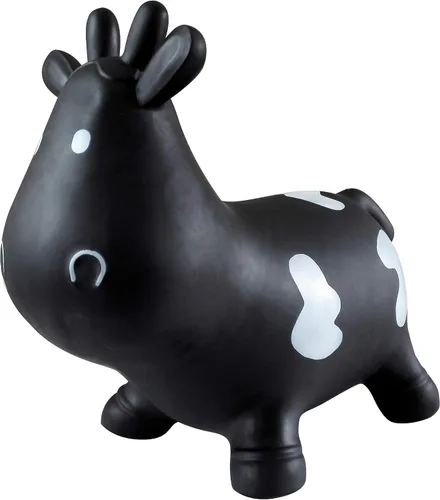 Miniatura 2 de AppleRound Caballo, vaca o unicornio inflable para montar y saltar – Saltador espacial para niños con bomba de mano – Juguete saltarín para jugar