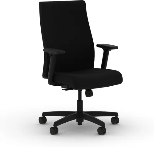 Miniatura 20 de HON Ignition 2.0 - Silla de oficina de tela, tapizada, brazos ajustables, silla de oficina ergonómica ejecutiva reclinable, con inclinación