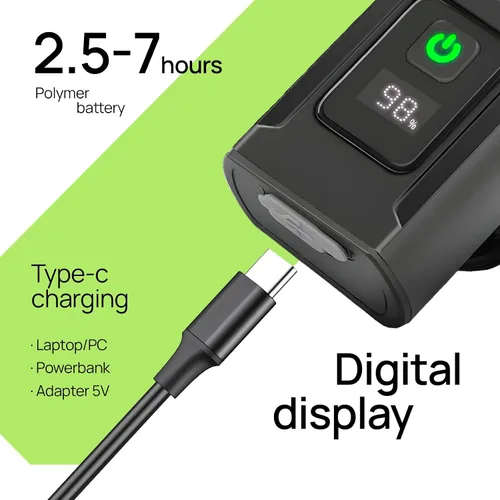 Miniatura 7 de Luces inteligentes para bicicleta delanteras y traseras, kit R15, recargable por USB C con detección automática de frenos, 500 lúmenes impermeable