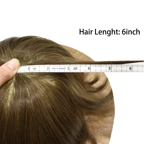 Miniatura 7 de Toupee para hombres cabello humano real fino mono para hombre sistema de reemplazo de piezas de pelo para hombre tupé NPU Hairpieces para hombres