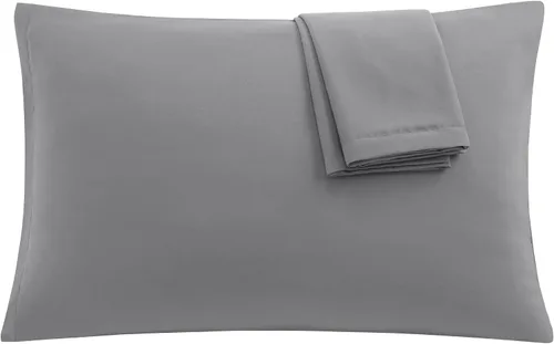 Miniatura 32 de uxcell Paquete de 2 fundas de almohada de microfibra suave serie 1800 con cremallera estándar (20 x 26 pulgadas), color dorado