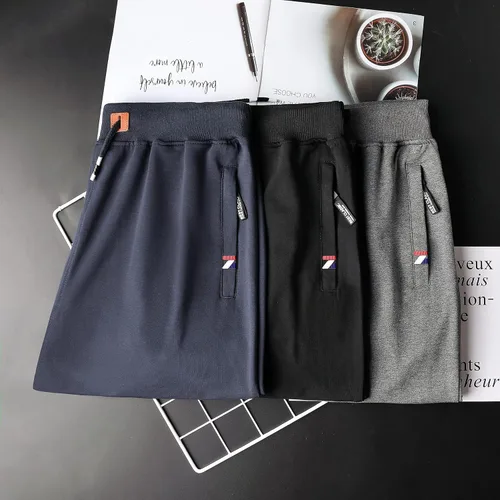 Miniatura 6 de GEEK LIGHTING Mens Shorts Casual Comfortable Workout Shorts Drawstring Zipper Pockets Elastic Waist