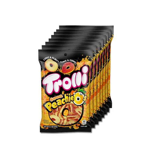 Miniatura 15 de Trolli Sour Bursting Crawlers - Caramelos de gomitas ácidas, 4.25 onzas (Paquete de 12)