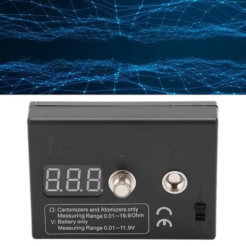 Miniatura 4 de Probador de resistencia de bobina, función de quema de cableado exacta Pequeño medidor de OHM de alambre de error para bricolaje