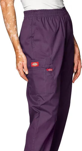 Miniatura 3 de Dickies - Pantalones para uniforme médico, con cintura elástica para mujer