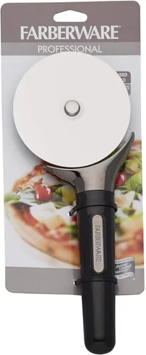 Miniatura 8 de Farberware Cortador profesional de pizza de acero inoxidable, 9.37 pulgadas, negro