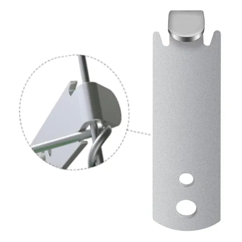 Miniatura 5 de Tornador de alambre para valla para clips de poste en T, herramienta de torsión de alambre de púas para alambre de esgrima, acero inoxidable