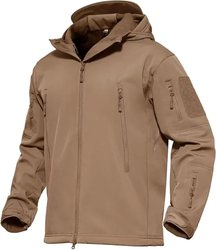Miniatura 17 de MAGCOMSEN Chaqueta táctica para hombre, impermeable, con forro polar, para esquí, nieve, invierno, cortavientos
