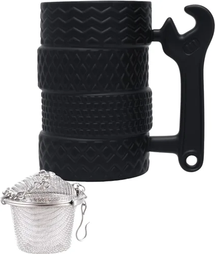 Miniatura 9 de UCEC Taza de café de cerámica inspirada en la pistola, regalo perfecto para hombres, idea de regalo única para el día del padre, taza de café
