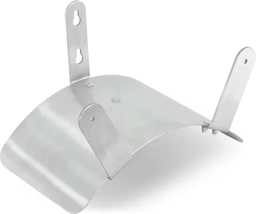 Miniatura 7 de Gardzen Soporte de pared resistente para manguera, gancho, estante, soporte para exterior, negro