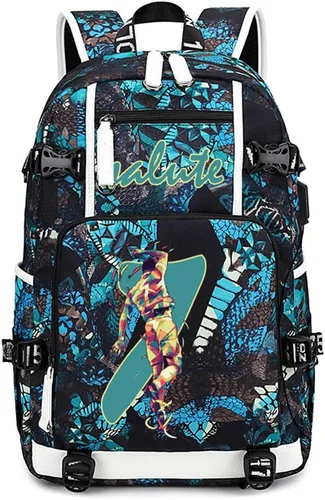 Miniatura 12 de Soccer Player 7 Mochila multifunción Viaje Fútbol Fans bolsa para hombres mujeres (estilo 4)