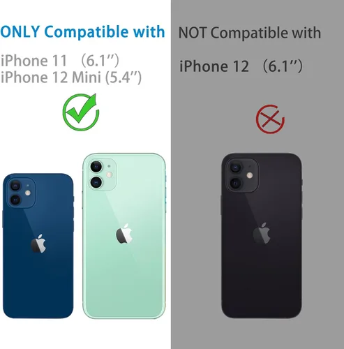 Miniatura 2 de Paquete de 3. Protector de lente de cámara Dengduoduo para iPhone 11 y iPhone 12 Mini, Glitter Bling Sparkle Ultra HD, vidrio templado, dureza 9H