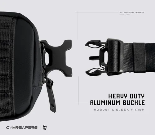Miniatura 6 de Gymreapers Bolsos cruzados pequeños de viaje para hombres y mujeres con bolsillo oculto, riñonera cruzada impermeable para hombres con cinturón