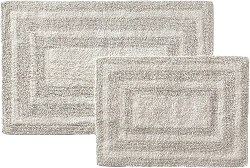 Miniatura 2 de Eddie Bauer - Alfombra de baño, alfombra de baño 100% algodón suave de felpa, altamente absorbente, de secado rápido y antideslizante