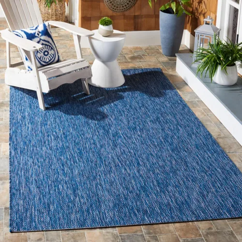 Miniatura 65 de SAFAVIEH Courtyard Collection CY8520 - Alfombra decorativa sólida para interiores y exteriores, impermeable, fácil limpieza, 2 x 3 pies 7 pulgadas