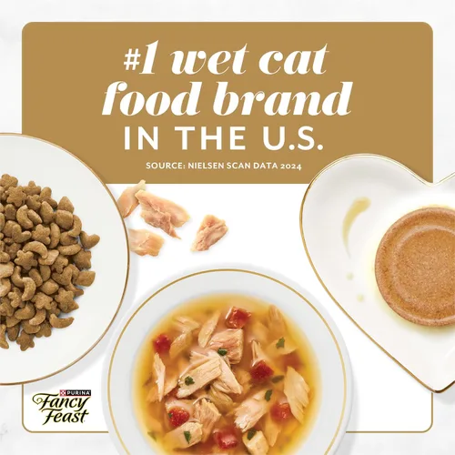 Miniatura 8 de Purina Fancy Feast Gourmet - Paquete variado de alimentos húmedos para gatos, colección Petites Gravy, tinas separables, 48 porciones